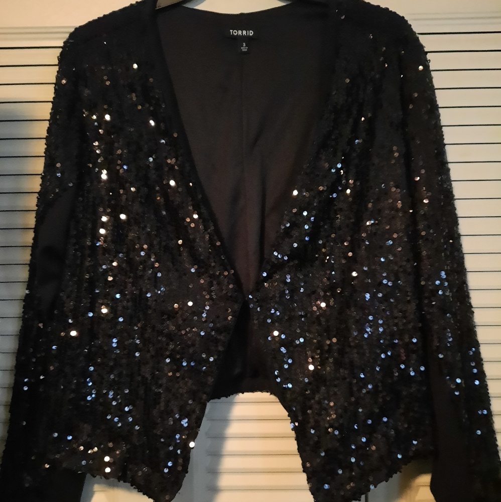 Torrid Sequin Jacket